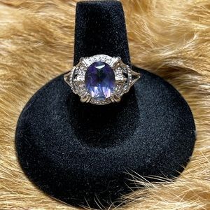 Mystic Fire Topaz .925 SS Ring Size 8